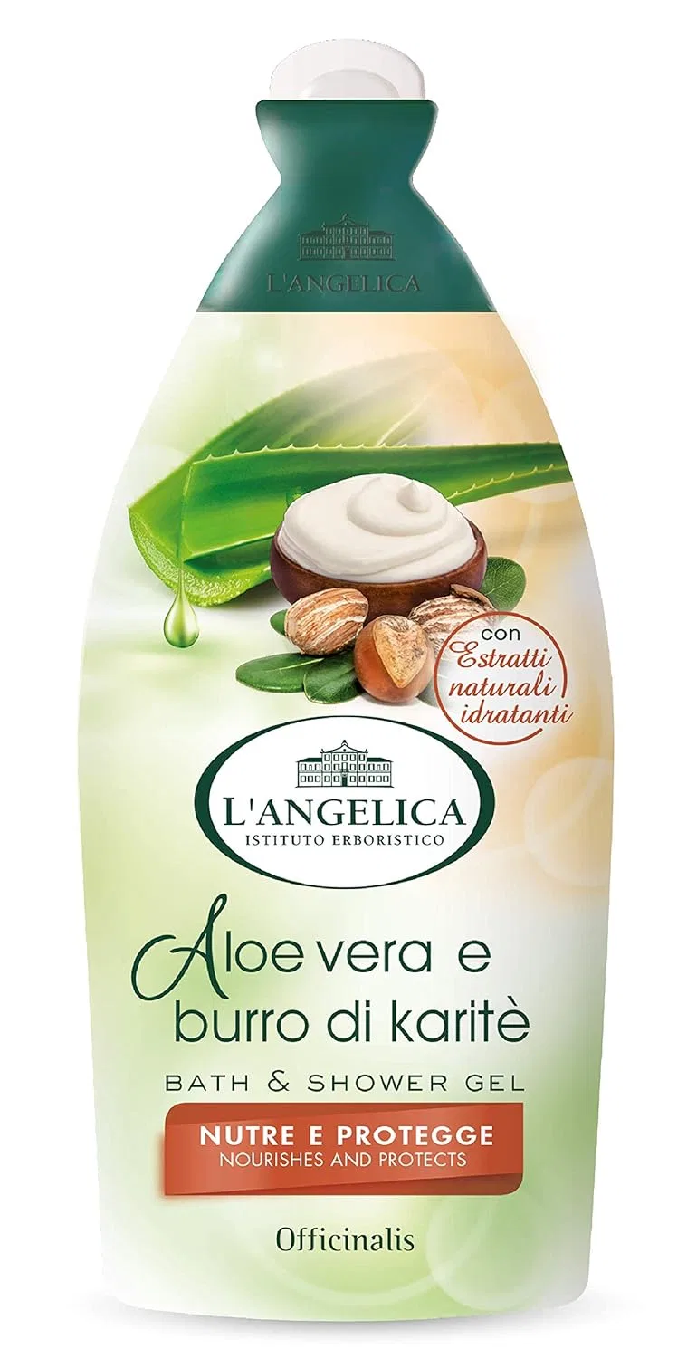 Гель для душа Aloe and Shea Butter, L'angelica, 12 шт, 500 мл