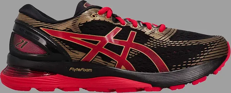 

Кроссовки gel nimbus 21 'classic red' Asics, черный