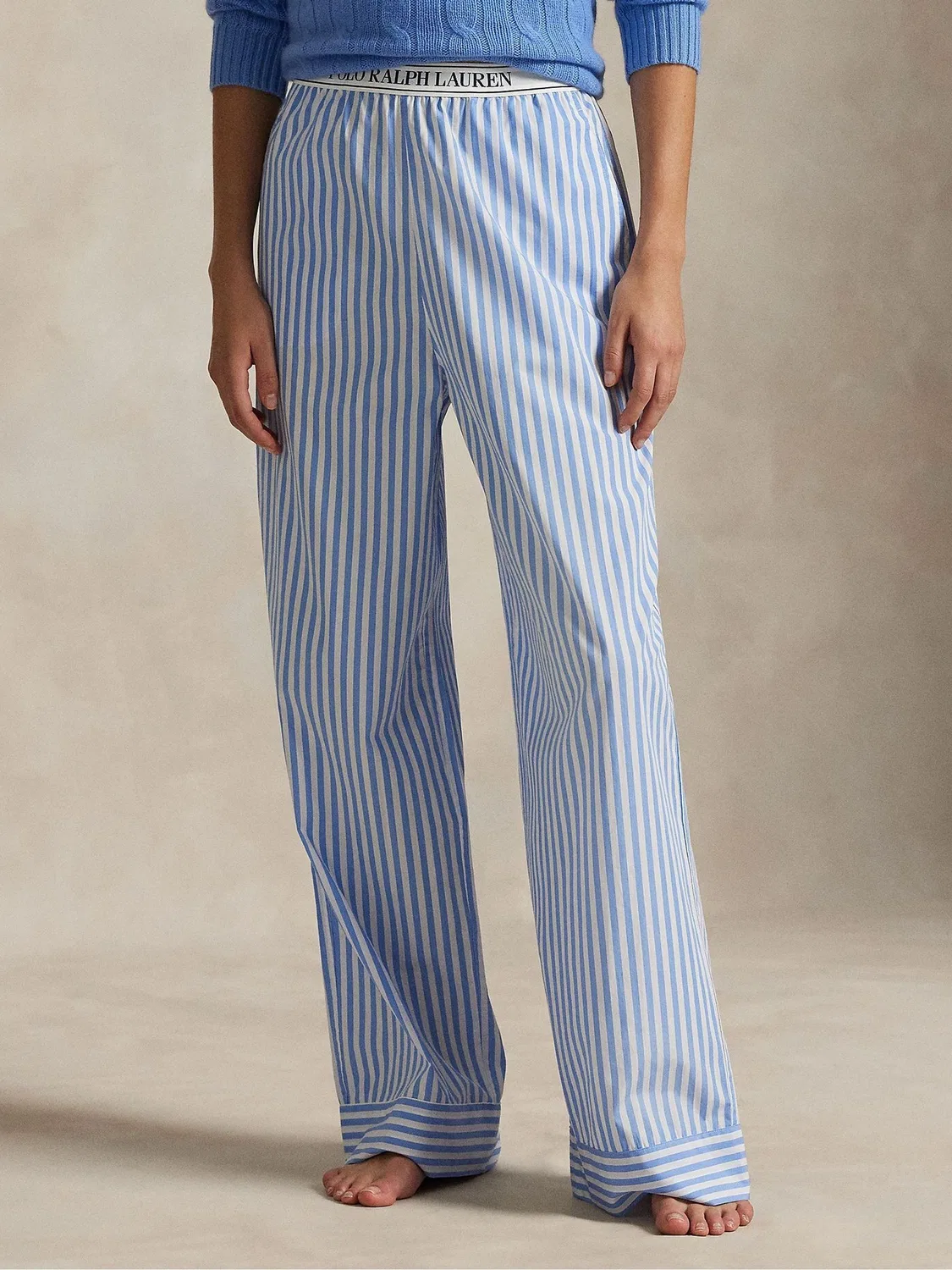 Пижамные брюки, свободная посадка, Sleep Pyjamas Polo Ralph Lauren, синий — фото 3