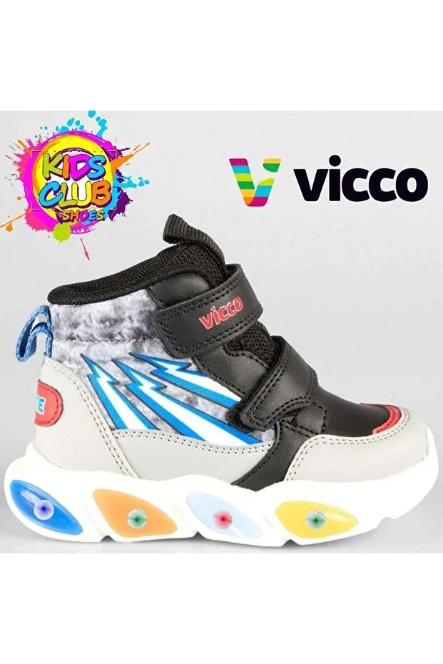 Детские ботинки для девочек на плоской подошве Vicco, Siyah