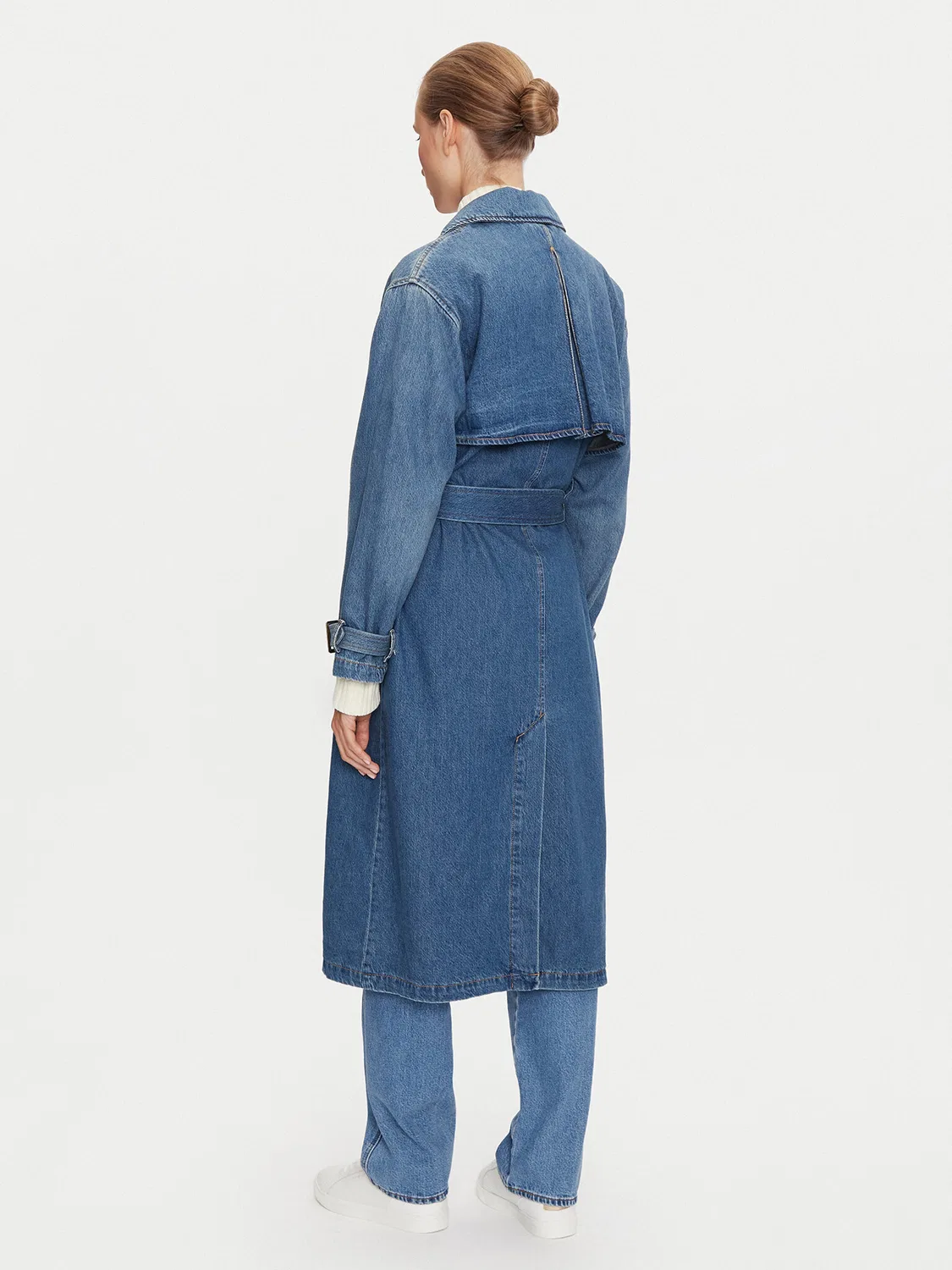 Женский тренч стандартного кроя Spade Levi'S, синий — фото 3