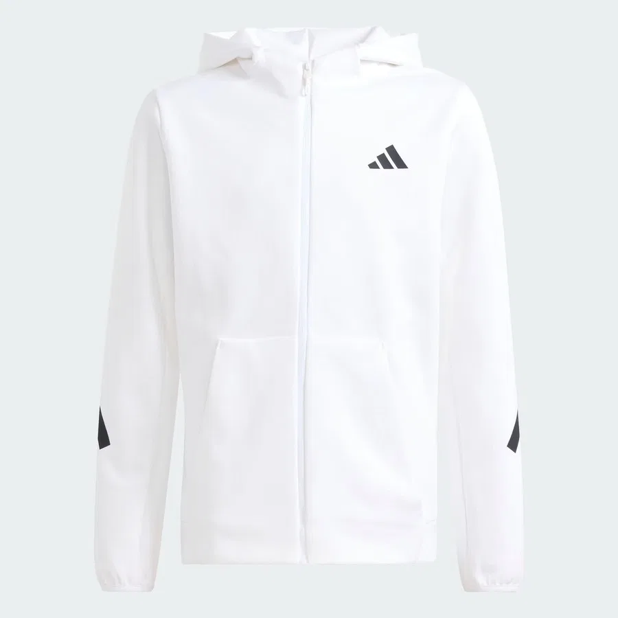 Спортивный свитшот с капюшоном Z.N.E. adidas, Белый