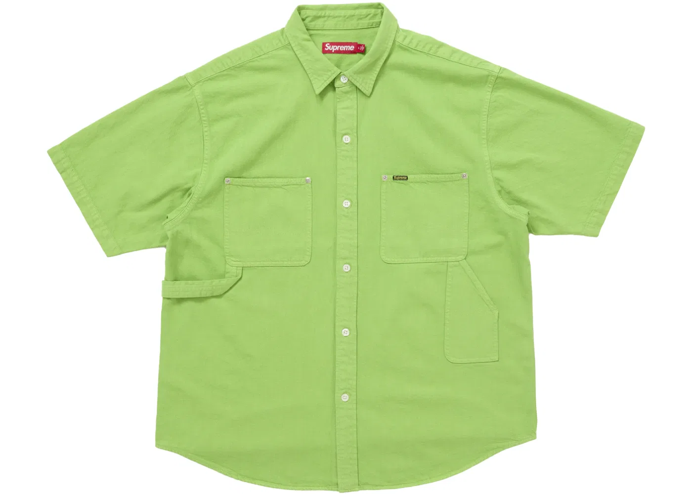 Мужская рубашка с коротким рукавом свободного кроя Supreme Shirt (SS25), Green