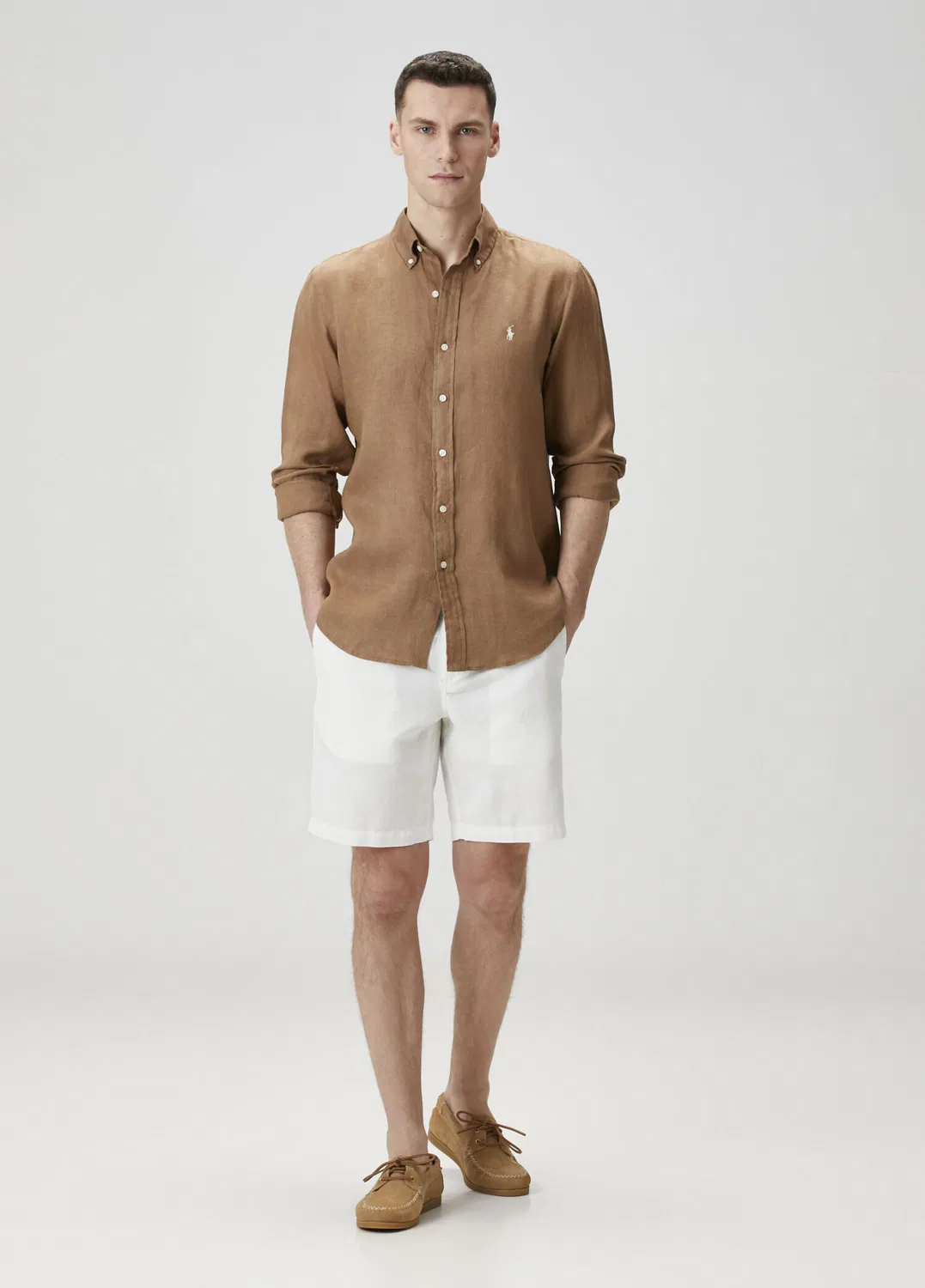 Шорты бермуды Polo Ralph Lauren, белый