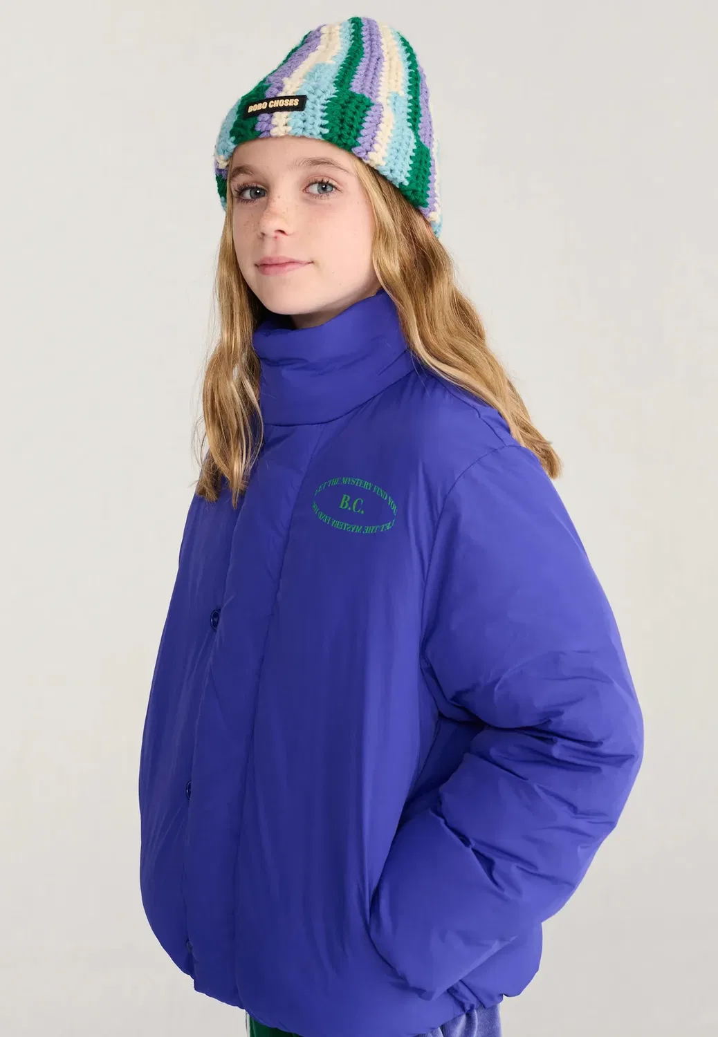 Загадочная британская зимняя куртка Bobo Choses, Royal Blue — фото 3