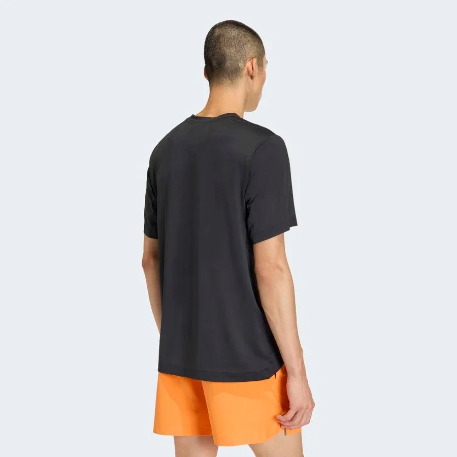 Спортивная футболка с коротким рукавом adidas ESS T-Shirt, Черный — фото 3