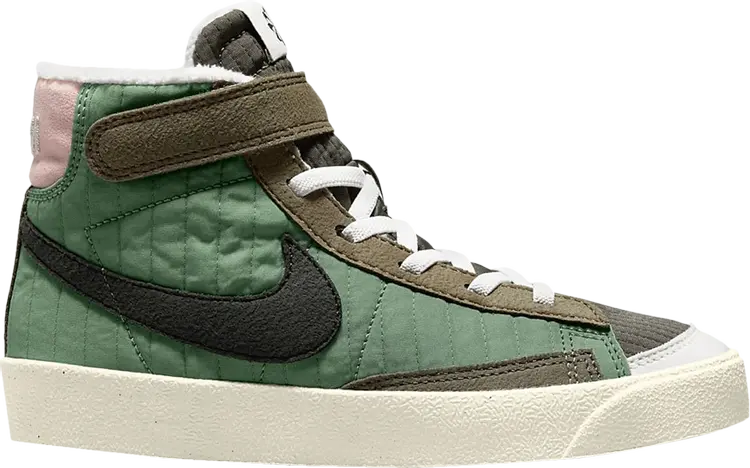 

Кроссовки Nike Blazer Mid '77 PS 'Oil Green', зеленый