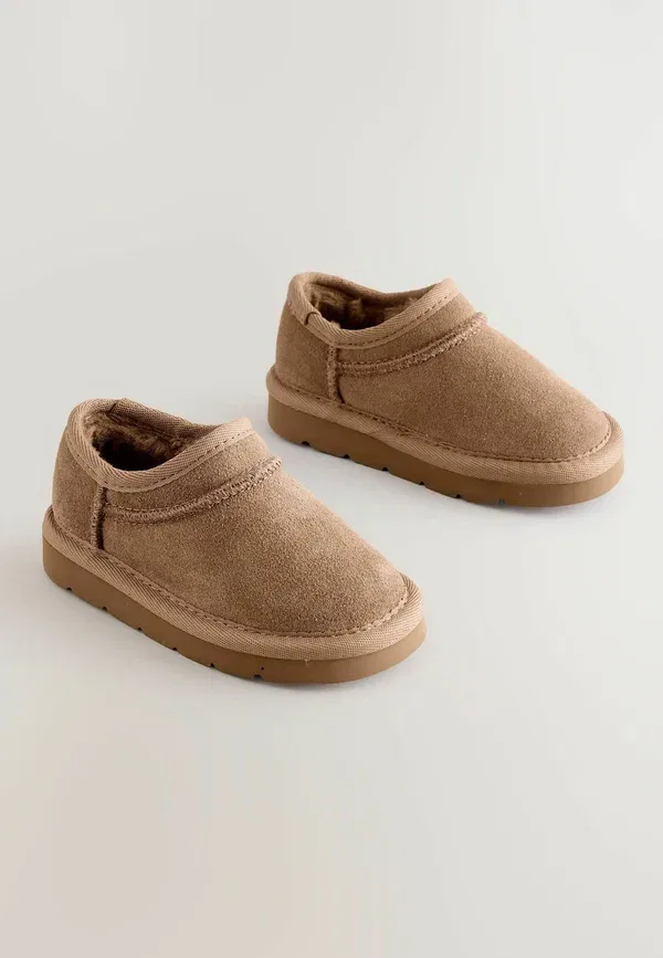 Ботинки замшевые Regular fit suede shoot shoes Next Tan Brown, светло-коричневый — фото 2
