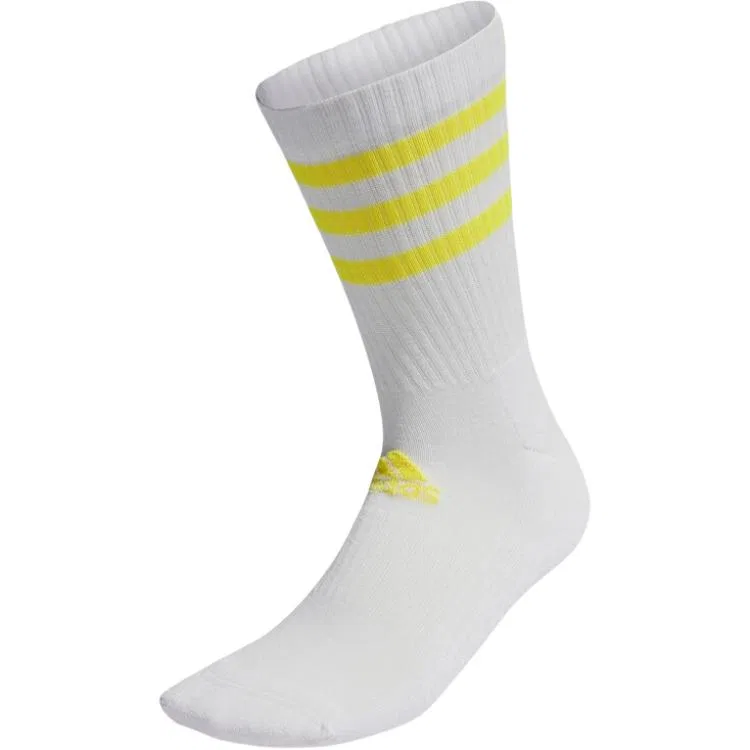 Детские носки до колена Adidas, 1 пара, White/Yellow