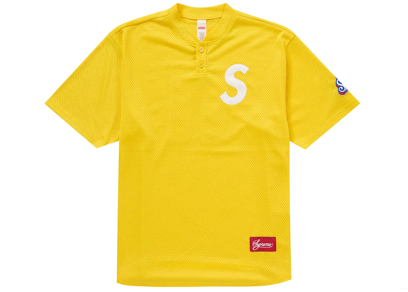 Мужская рубашка-поло с принтом Henley Supreme, Yellow