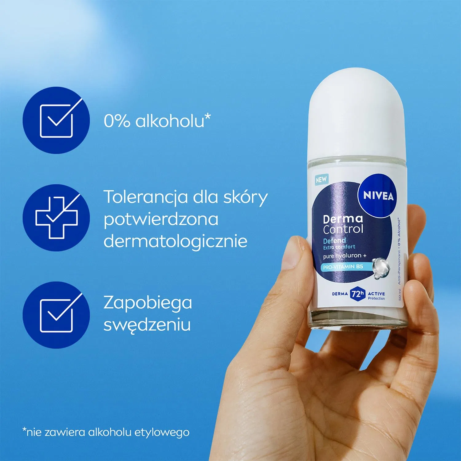 Антиперспирант роликовый NIVEA Derma Control Defend, 50 мл — фото 4