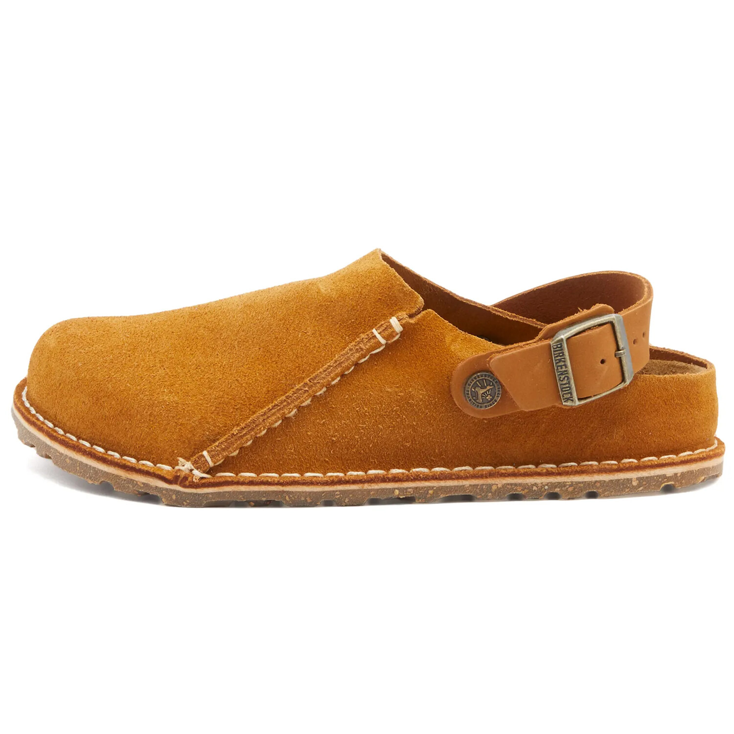 Мюли Birkenstock Lutry Premium Suede Leather, коричневый