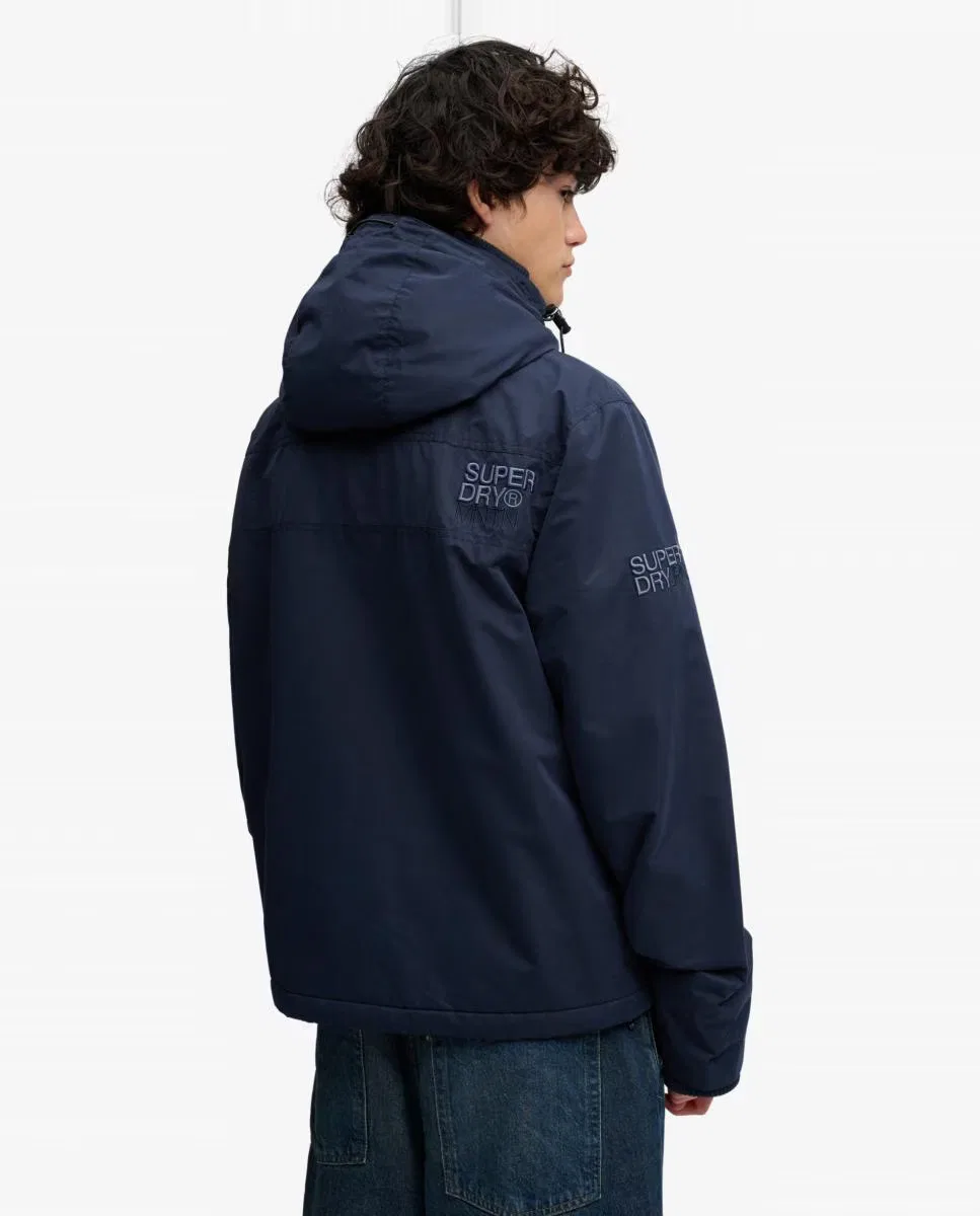 Мужская куртка с капюшоном, Cortavientos MF Arctic, Superdry, темно-синий — фото 2