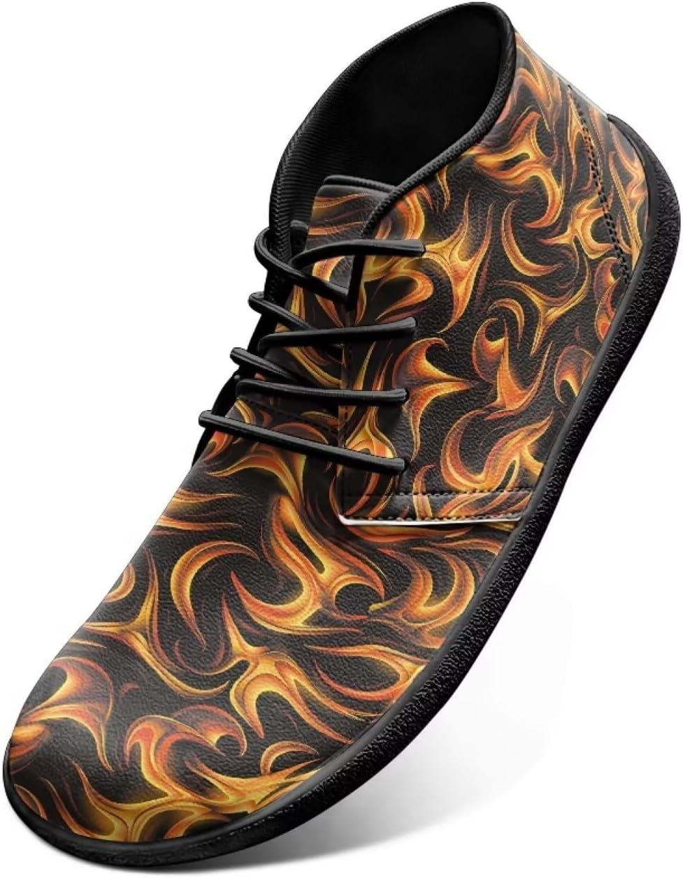 

Мужские кроссовки для бега, Минималистичные кросс-тренеры, Подошва с нулевым перепадом, размеры США 6-14 Pointodoor, Flames