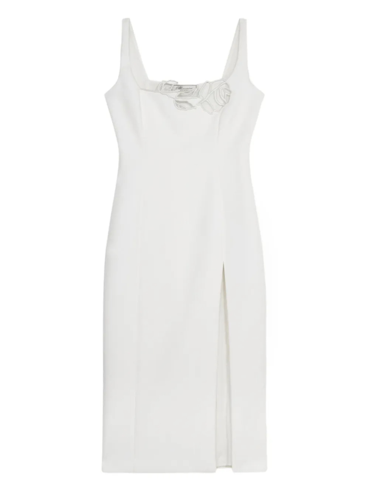 

Blumarine платье миди с вырезами, белый