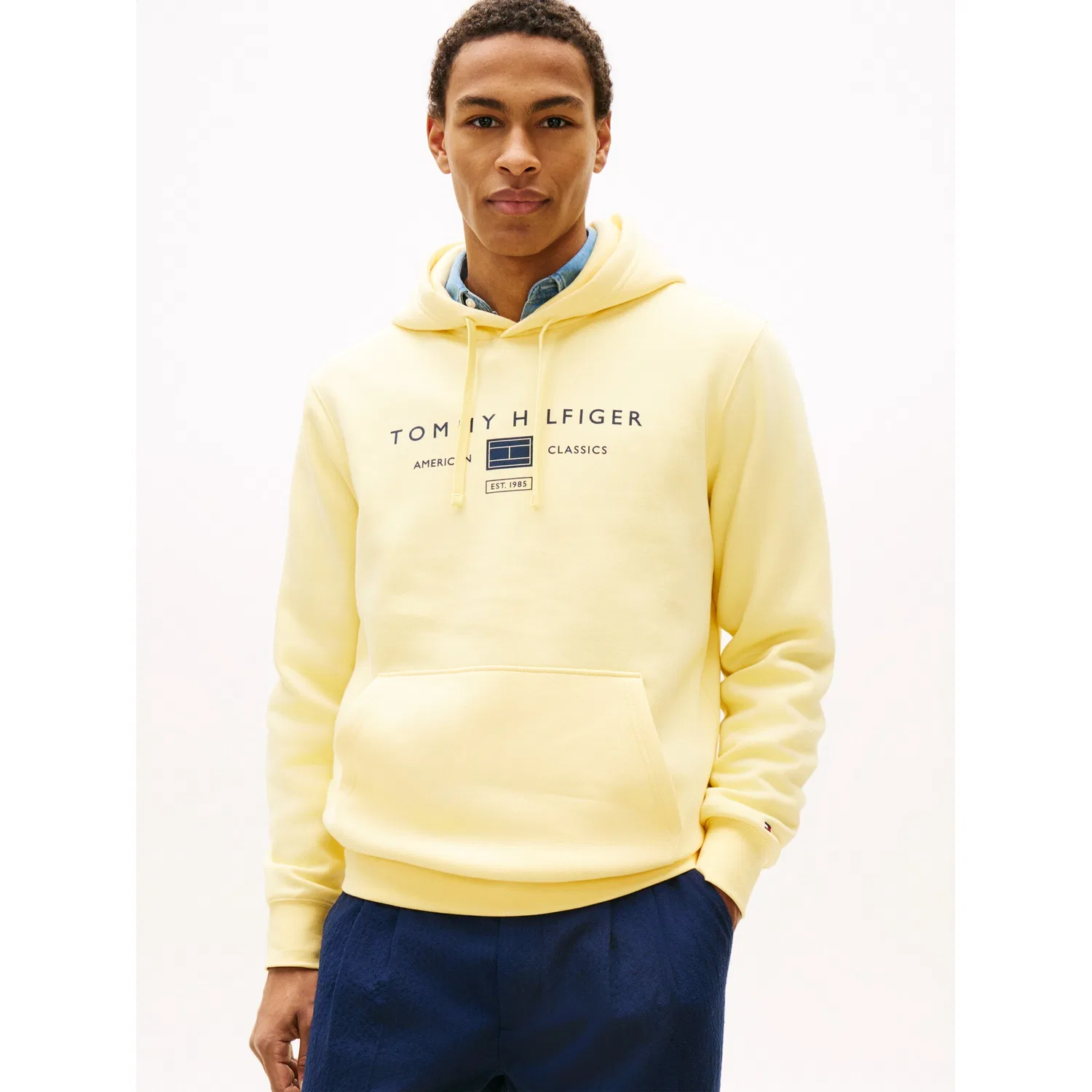 Мужской худи с капюшоном Tommy Hilfiger, Citronella