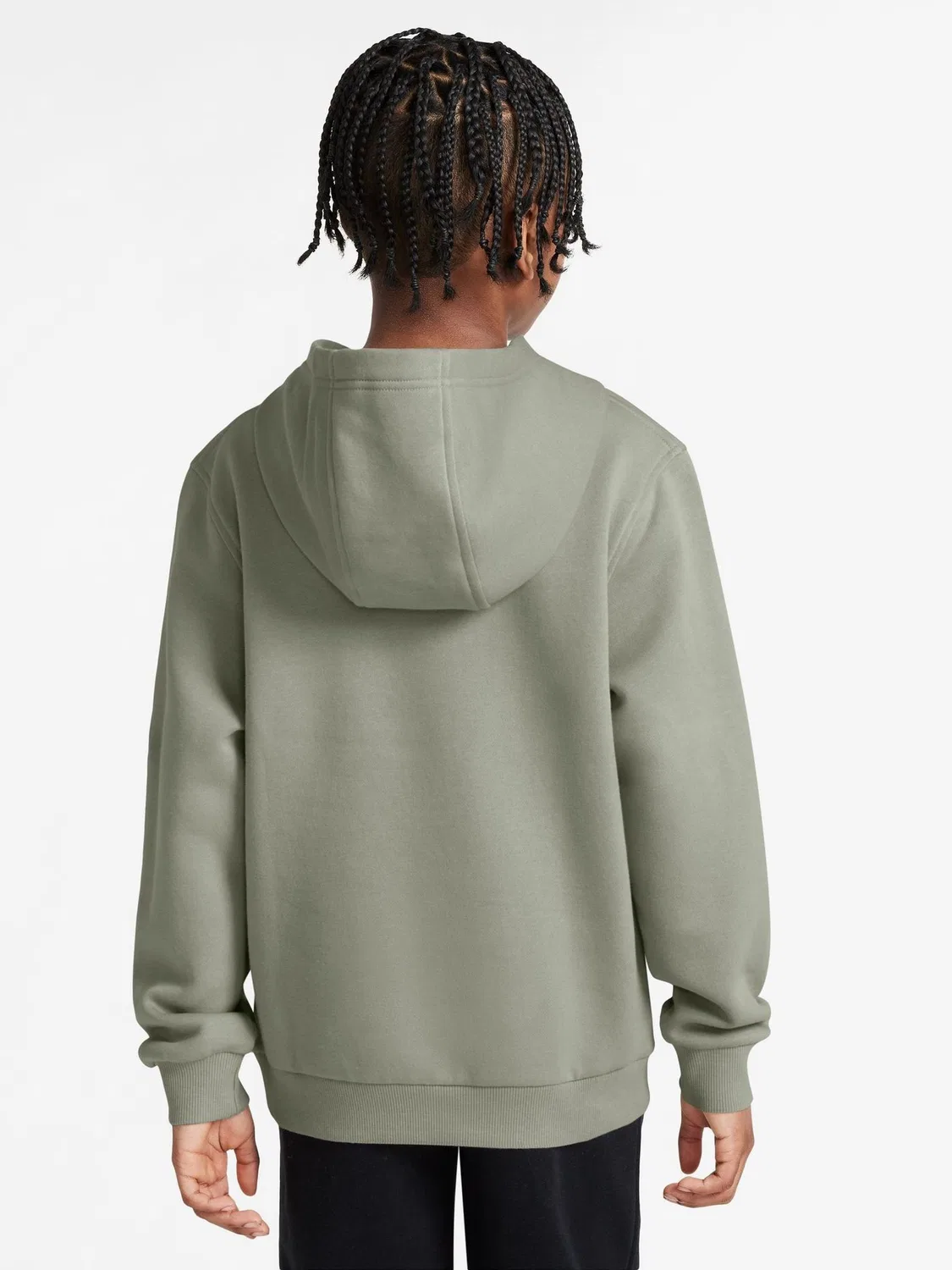 Худи Nike Club Fleece, цвет Spruce Fog Grey — фото 2