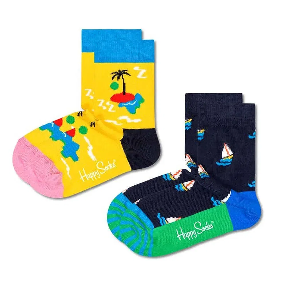 Носки Island In The Sun 2 пары Happy Socks, мультиколор