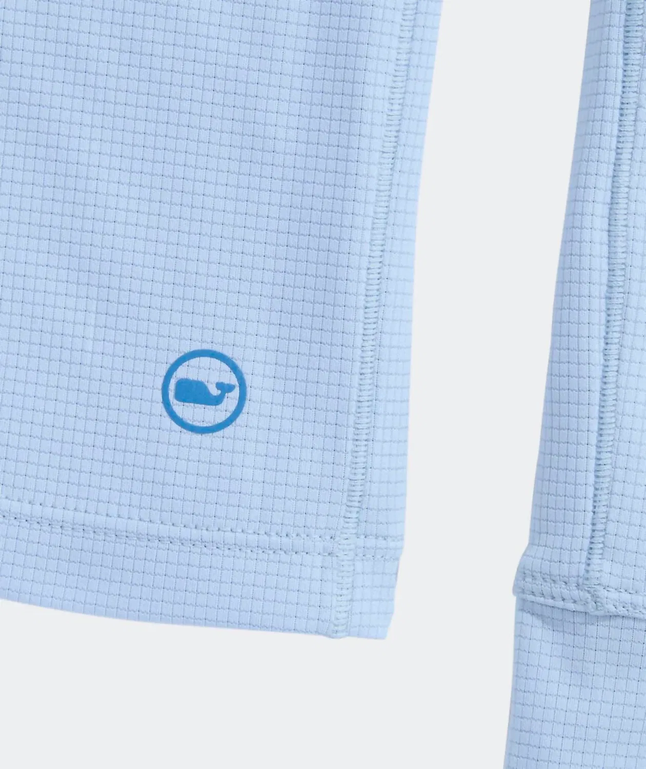 Детский лонгслив с капюшоном и защитой от солнца Vineyard Vines, Del Mar Blue — фото 2