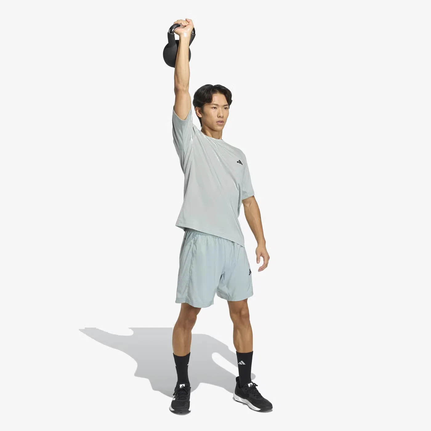 Футболка с принтом Workout Essentials FeelReady Adidas, шалфейный — фото 4