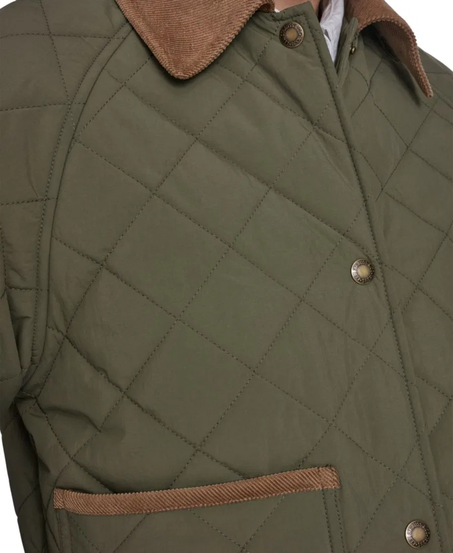 Женская куртка Diamond Quilted Levi's, Olive — фото 4
