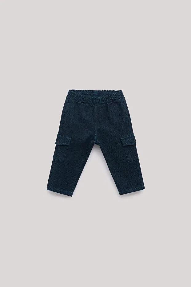 Детские брюки для мальчиков прямые хлопковые Gb Baby, Blue