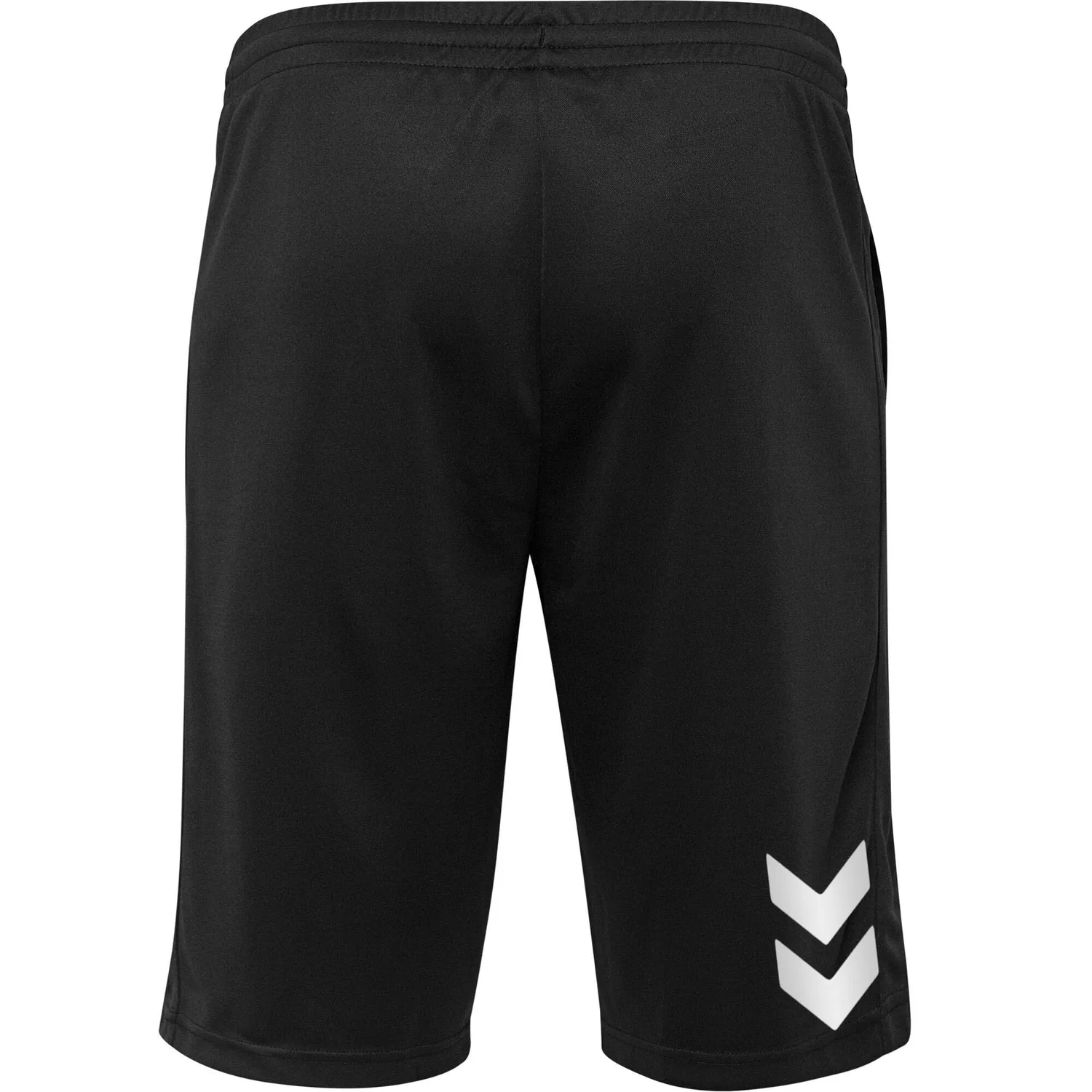 Детские шорты-бермуды с утяжкой Hummel Go Kids Poly Bermuda Shorts 204052, Schwarz — фото 4