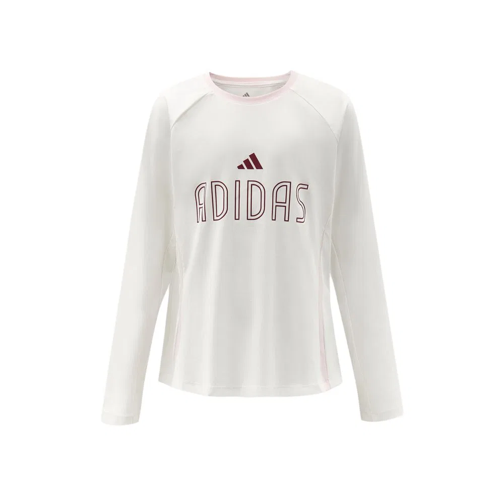 Детская футболка с быстросохнущей тканью Quick Dry Crew Neck Adidas, Белая