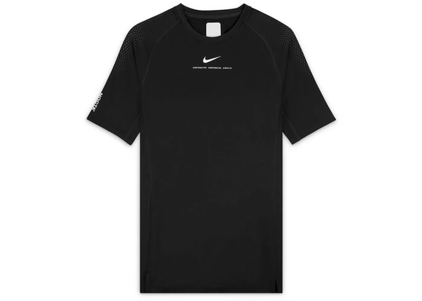 Мужской топ с принтом Nike x NOCTA Basketball S/S Inner Top, черный