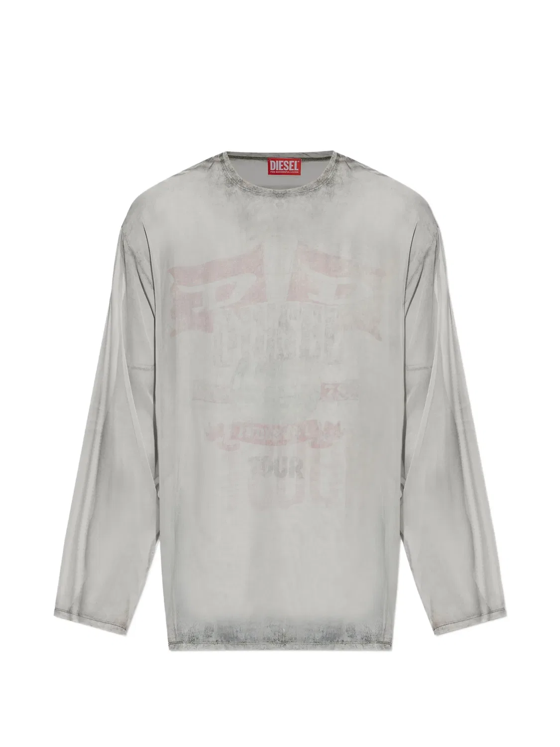 Diesel Лонгслив T-Doublex-LS серый