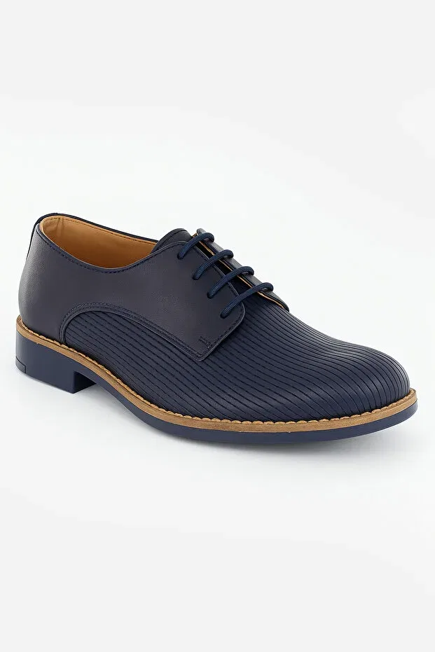 Детские туфли для мальчиков замшевые Sirri, Navy Blue