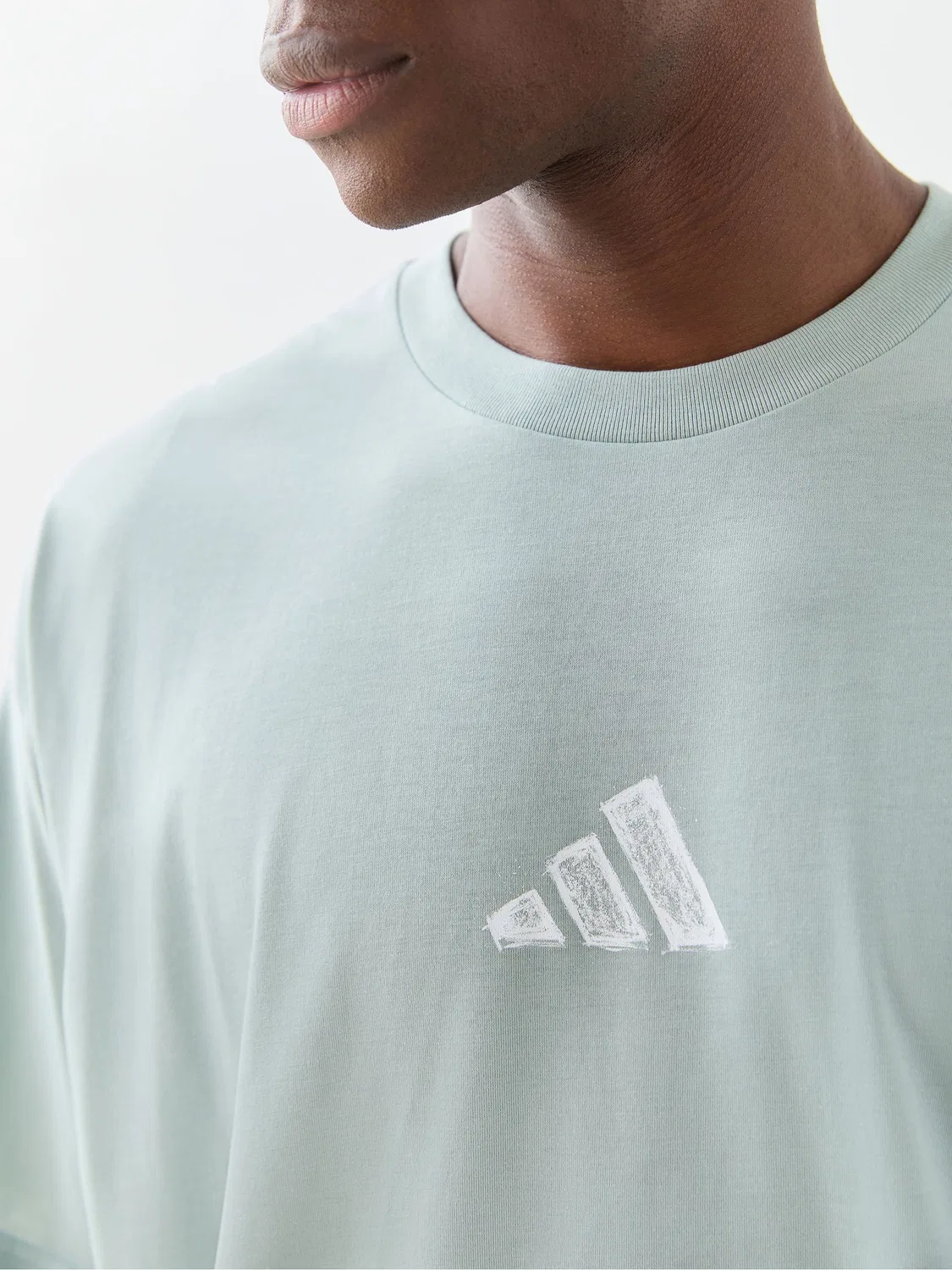 Футболка Climacool Power Training Graphic T-Shirt adidas, зеленый — фото 3