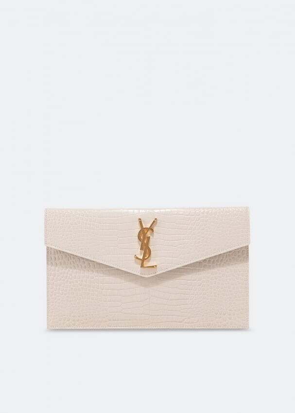 

Сумка SAINT LAURENT Uptown pouch, белый