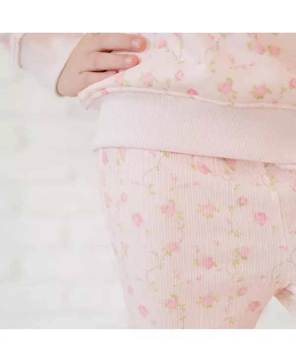 Детские брюки для девочек с принтом Sweet Wink, Ballet Pink — фото 4