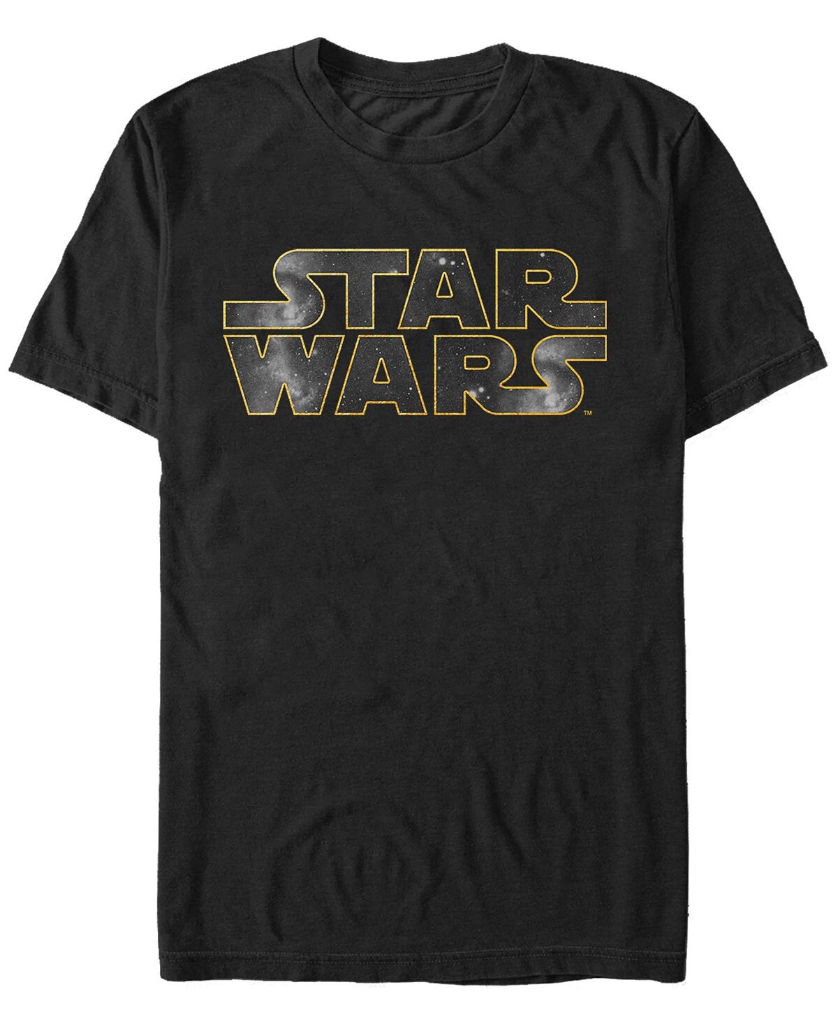 

Мужская футболка с коротким рукавом с логотипом galaxy background star wars Fifth Sun, черный