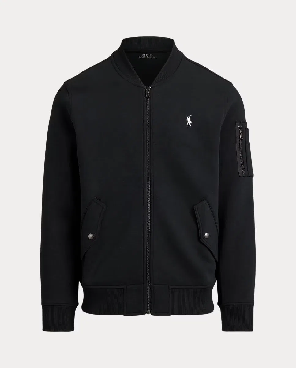 Мужская куртка, Bomber Negro Polo, Polo Ralph Lauren, черный — фото 4