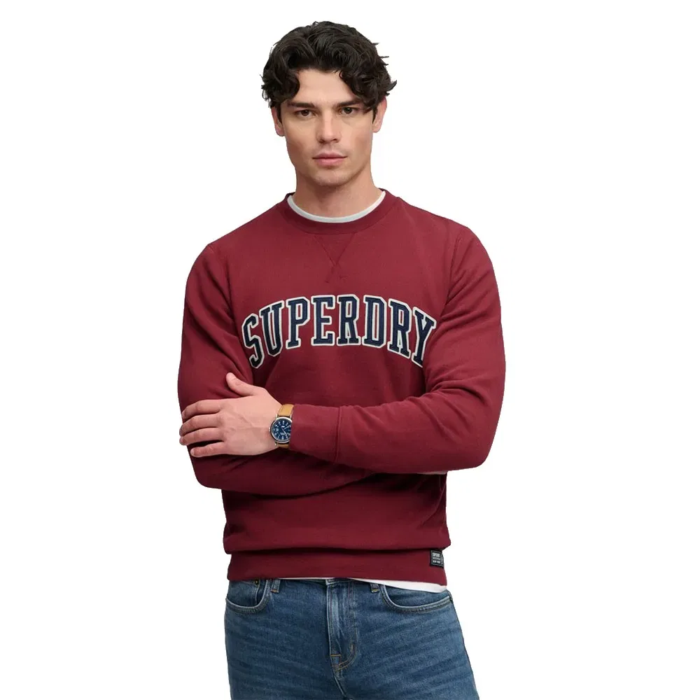 Мужской свитшот свободного кроя Athletic Applique Relaxed Superdry, Red