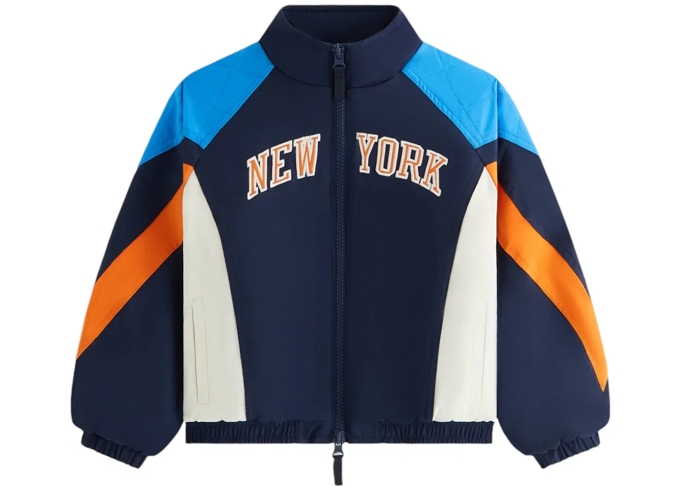 Детская куртка с принтом Kith x New York Knicks Kids Nylon Padded Jacket Kith, Nocturnal