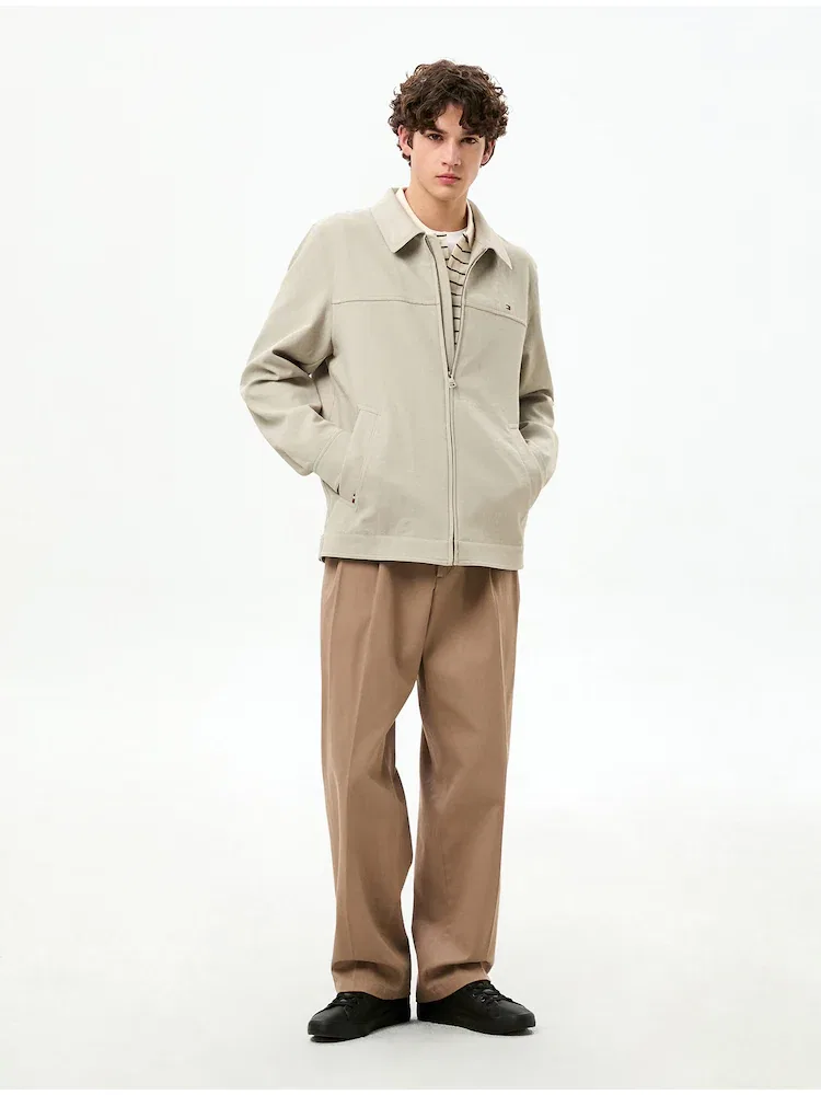 Куртка текстурная TOMMY HILFIGER, Beige — фото 2
