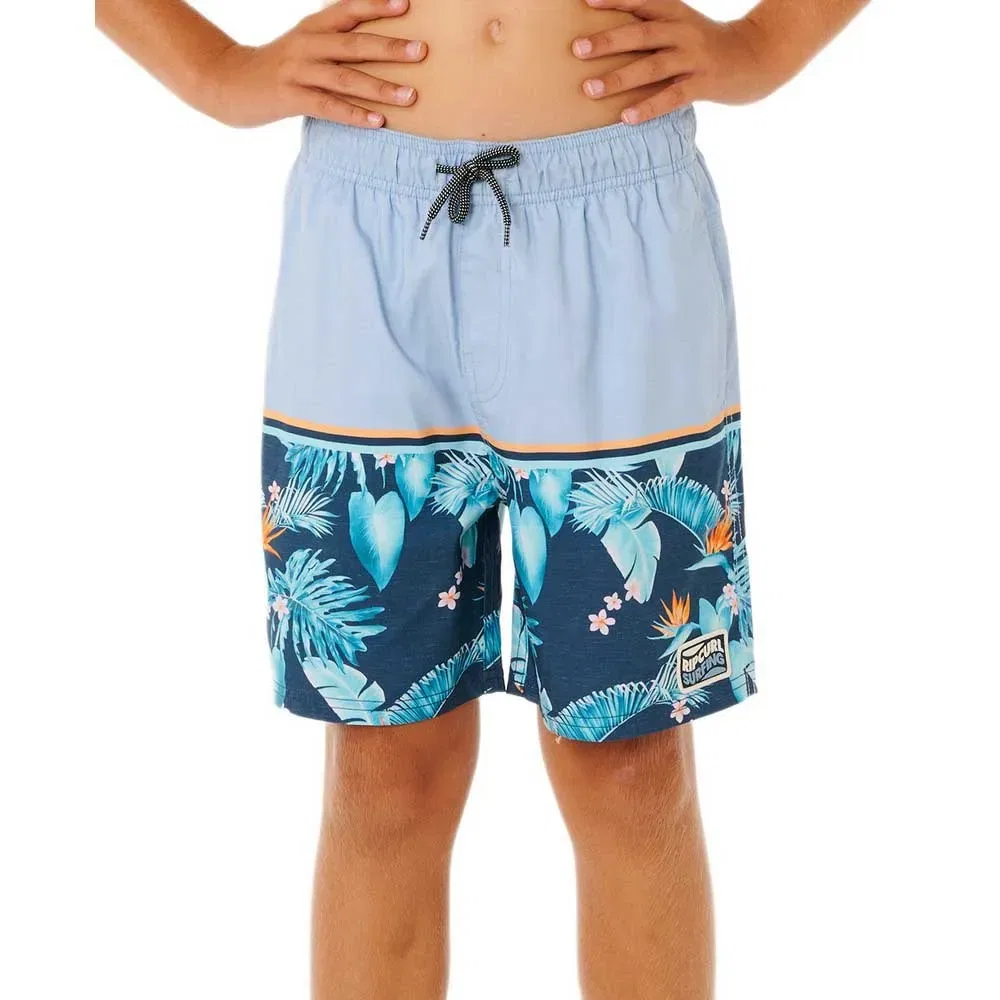 Детские плавки для мальчиков с принтом Streamline Stripe Volley Rip curl, Blue