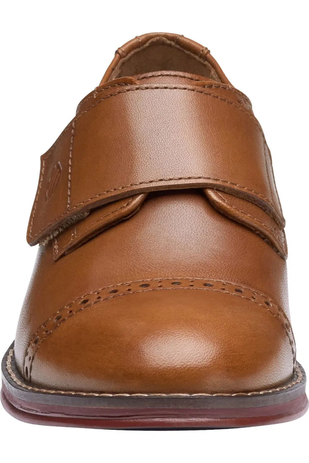 Детские туфли монки с мыском Cap Toe Conard Johnston & Murphy, Tan Full Grain — фото 4