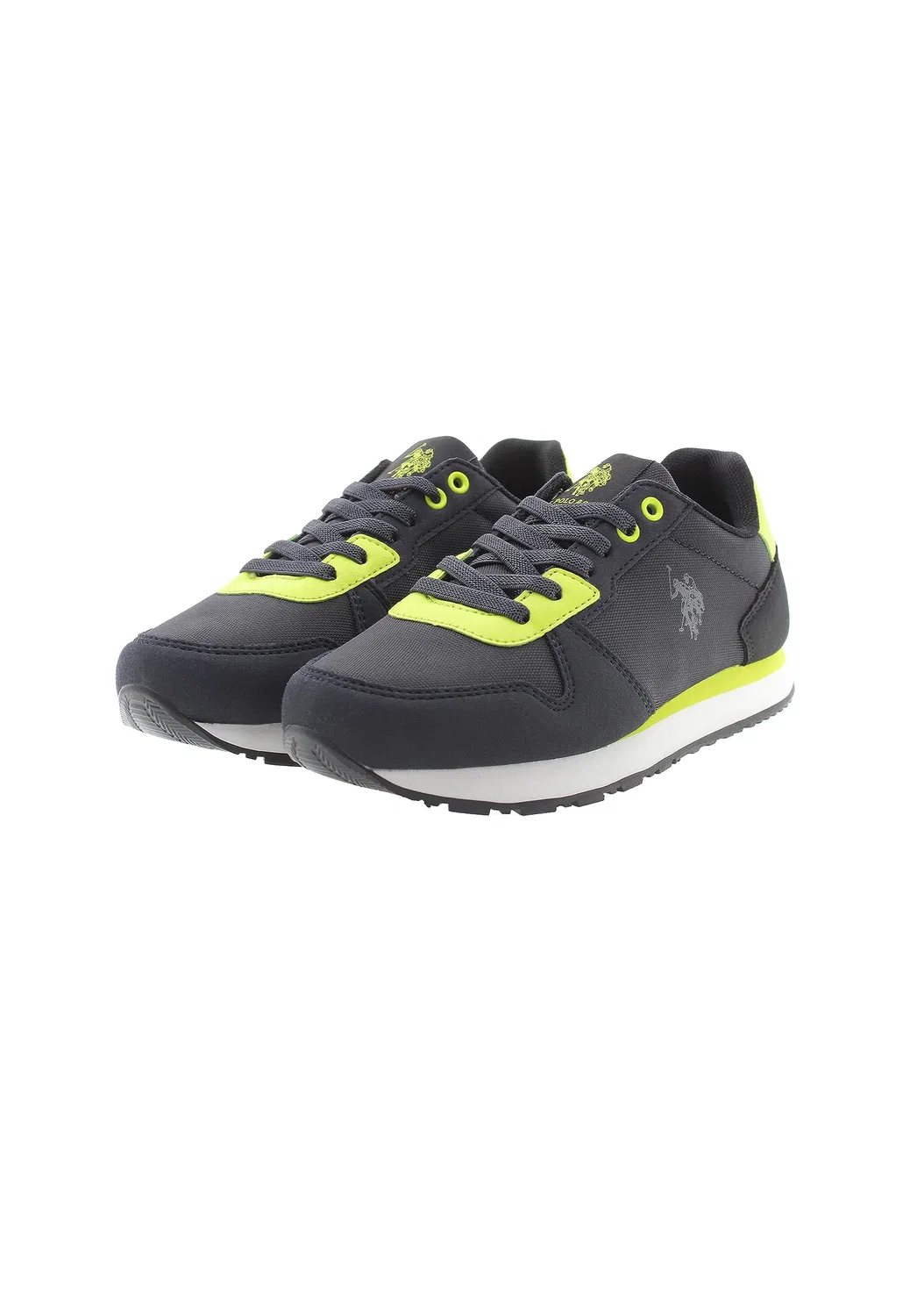 Детские кроссовки для мальчиков с закрытой шнуровкой Nobik011k/Cnh1 U.S. POLO ASSN., Grey — фото 3