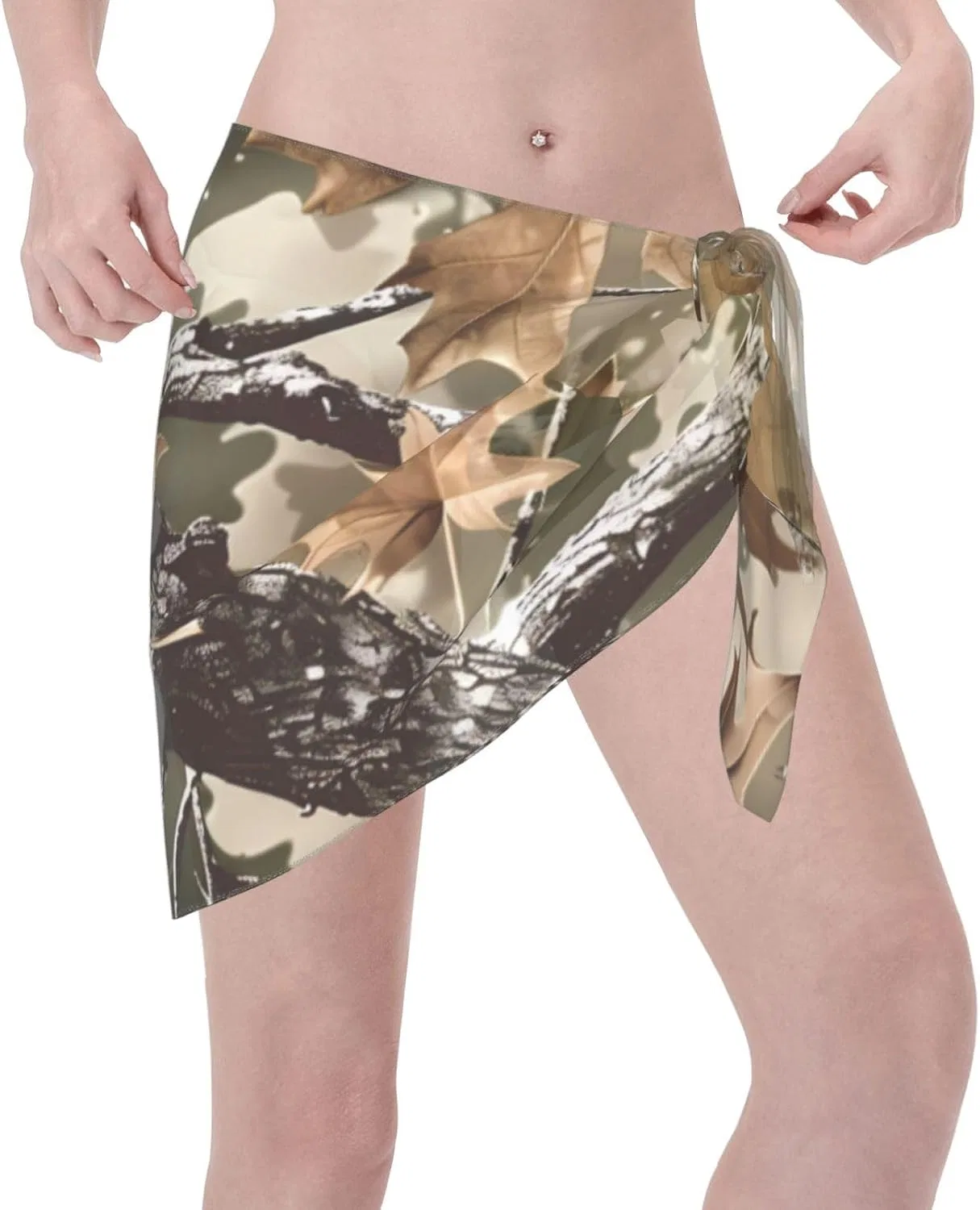 Женская пляжная накидка с бабочками, Camo 2 — фото 3