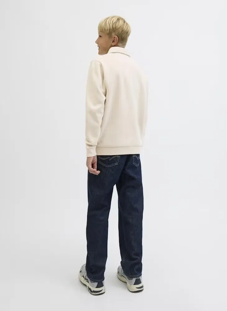 Поло с коротким рукавом jjebradley essential Jack & Jones Junior, бежевый — фото 2