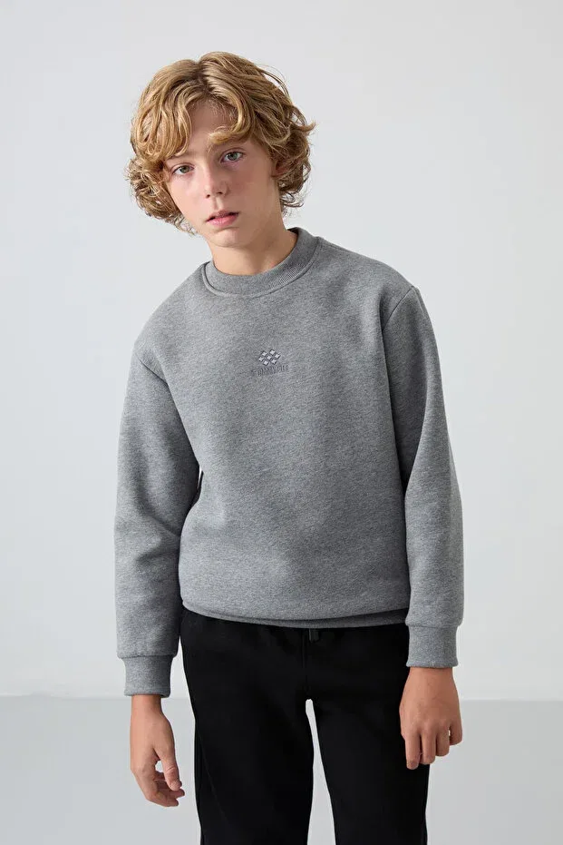 Детские свитшот для мальчиков хлопковый Tommy Life, Black-Gb Continues — фото 3