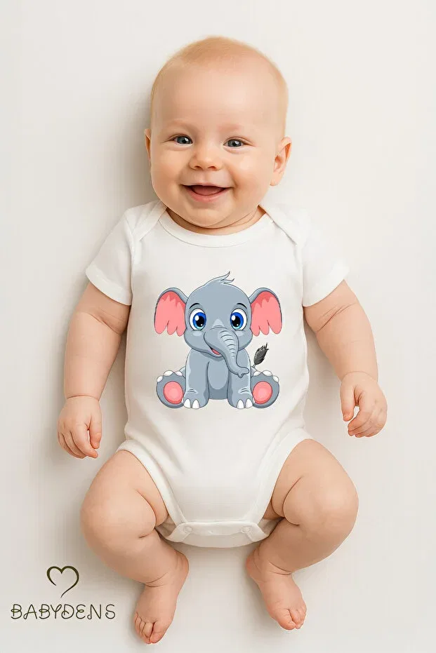 Детское боди с коротким рукавом Babyden'S, Elephant