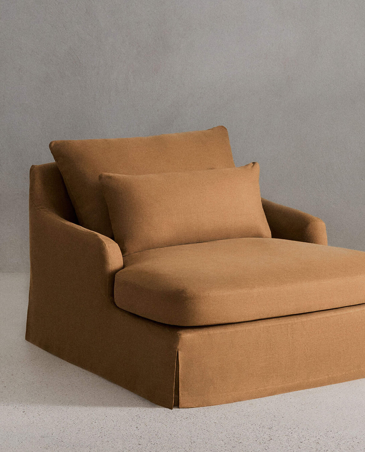 

Чехлы для кресла Zara Home by Vincent Van Duysen Loveseat 01 Linen, горчично-желтый