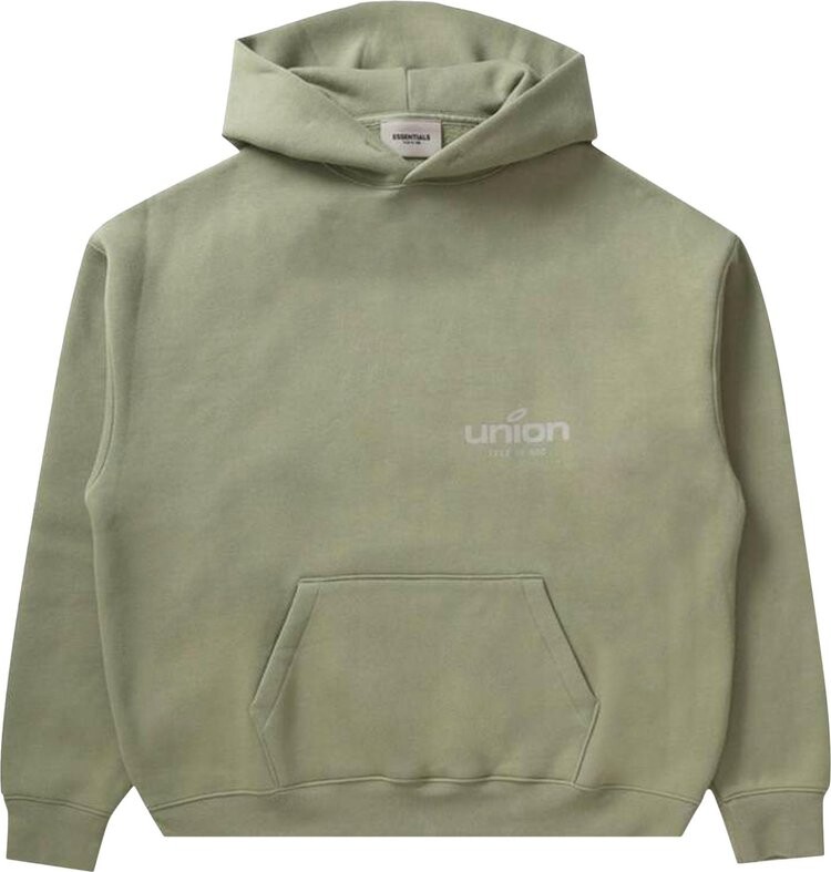 

Худи Fear of God Essentials x Union Vintage Hoodie 'Vintage Army', зеленый