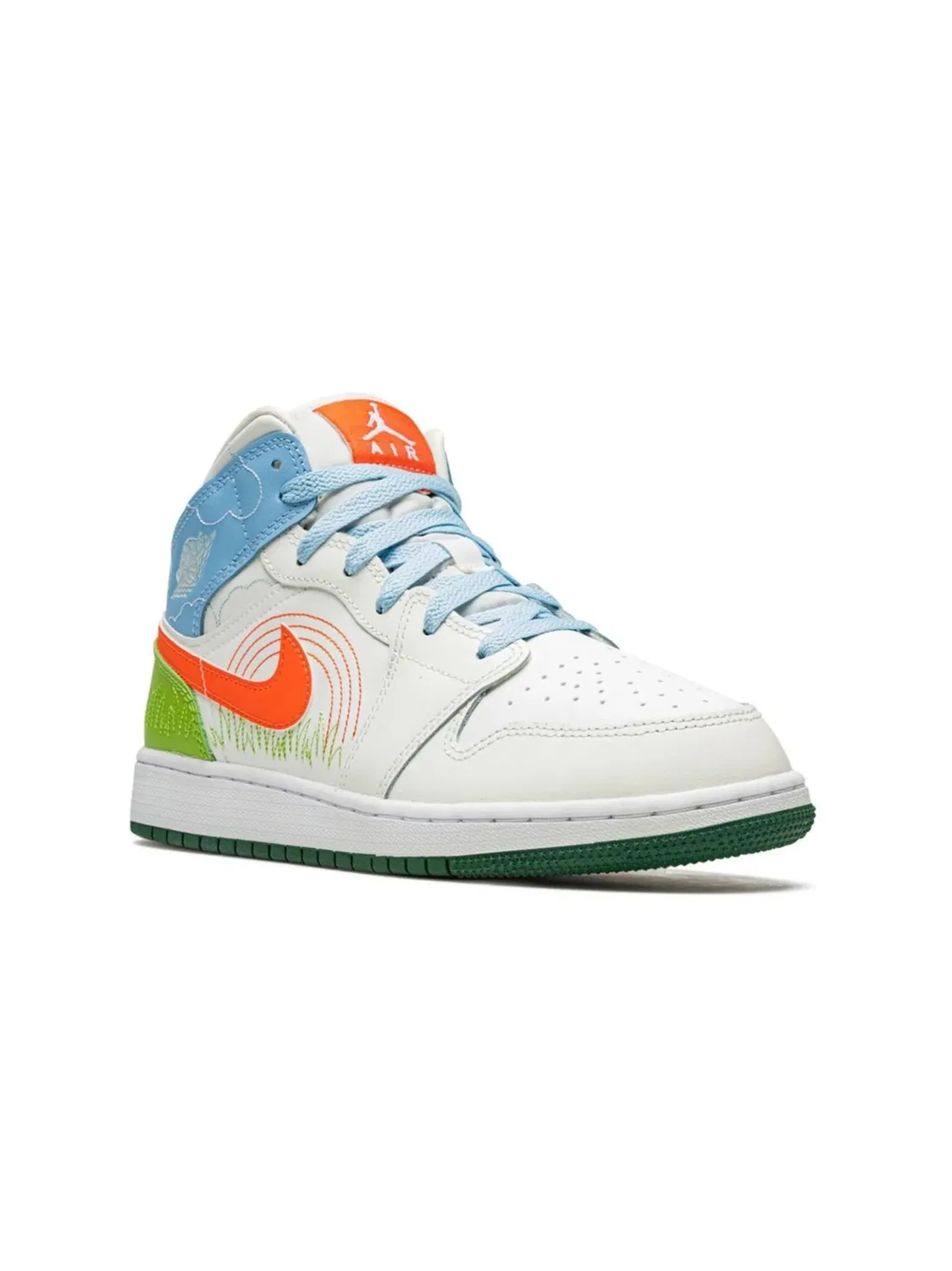Кроссовки Air Jordan Mid SE "Stitch", белый