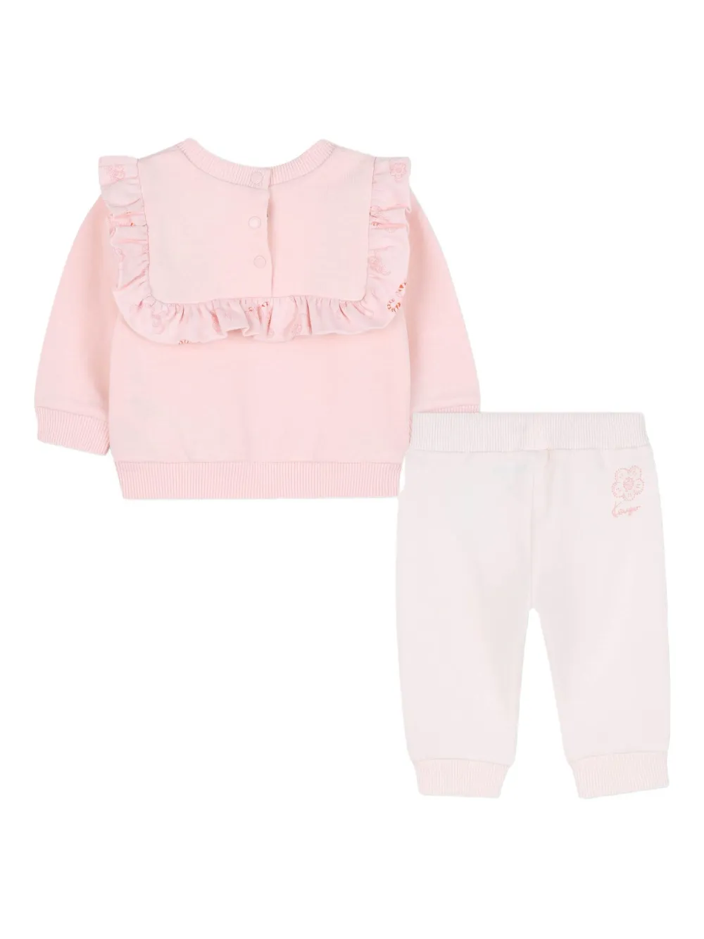 

Комплект-двойка с оборками Kenzo Kids, розовый